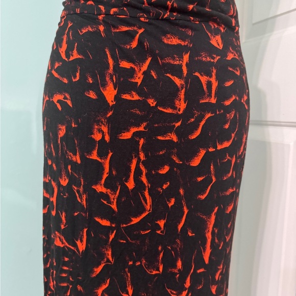 Helmut Lang printed knee-length skirt with slit at front size S - Picture 5 of 6